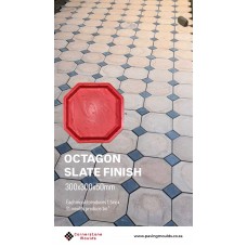300x300x50mm Octagon SLATE